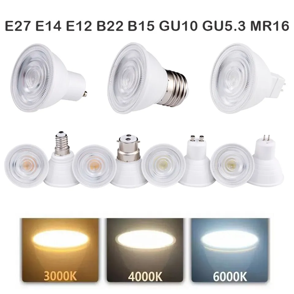 E27 Gu10 Led Bulb Lamp, Gu10 E27 E14 Led Lamp