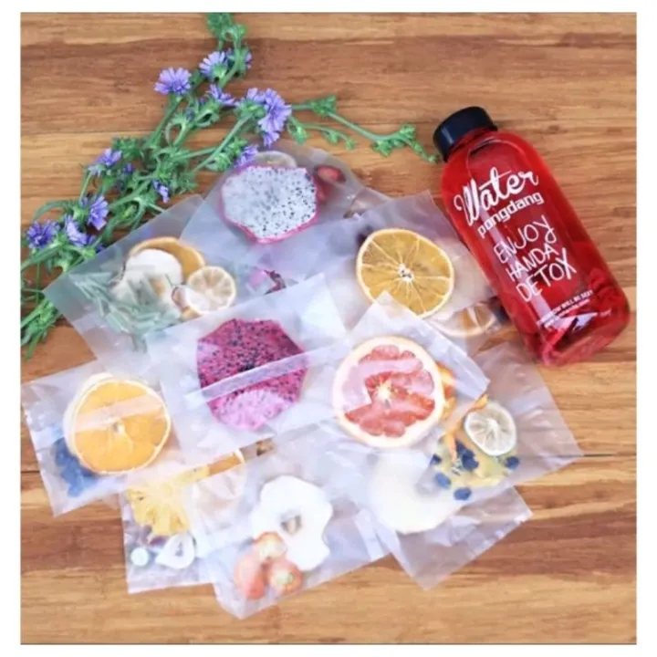 pinakamabenta ☚DETOX DRIED FRUIT TEA INFUSED WATER WITH CHIA SEEDS AND