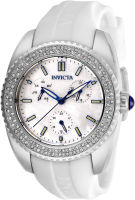 Invicta Womens Angel Stainless Steel Analog Display Quartz Watch White (Model: 24901, 28486)