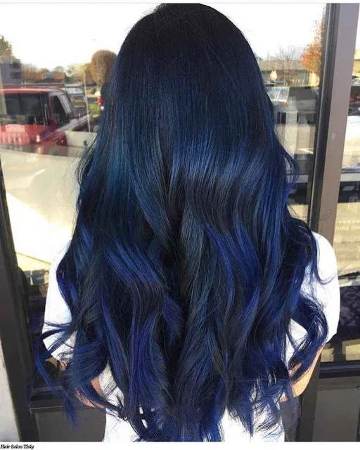 Dark blue hair dye can quickly dye fix the color lasting effective blue-black  hair dye | Lazada Singapore