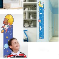 Childrens Height Chart Cartoon Wall Stickers Kids Room Decoration Stickers Kindergarten Child Height Measure Ruler Meter