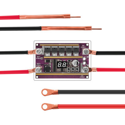 เครื่องเชื่อมจุดแบตเตอรี่12V พร้อมทริกเกอร์อัตโนมัติเชื่อมแผงวงจรจอแสดงผลหลอดดิจิตอลสำหรับ DIY 18650แบตเตอรี่