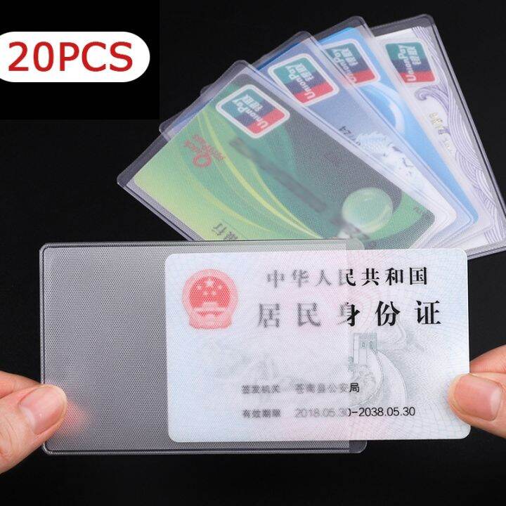 hot-dt-20pcs-frosting-card-holder-for-business-desk-board-game-id-cards-cover-idol-photo-protectors