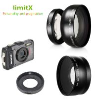 0.45X Super Wide Angle  With Macro &amp; Adapter  For Olympus TG-4 TG-3 TG-2 TG-1 TG4 TG3 TG2 TG1 Camera