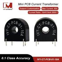 เครื่องแปลงกระแสไฟฟ้าขนาด0.1 Cl 10a/0.5ma 60a 2000/1 Micro Pcb Mount Art Meter Current