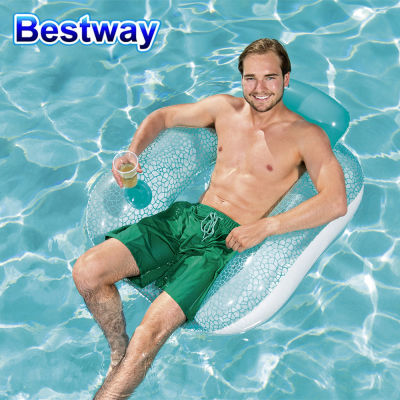 Bestway ฤดูร้อนลอยแถวว่ายน้ำแหวนน้ำพองชายหาดผู้เอนกาย