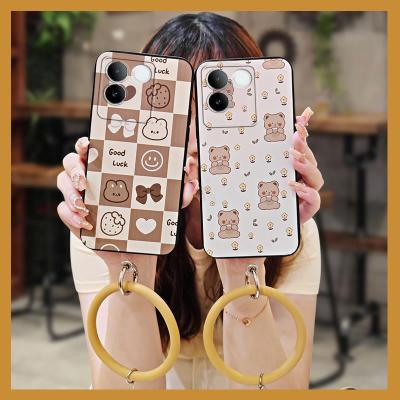 trend creative Phone Case For VIVO S17E couple Back Cover cute ring Cartoon advanced dust-proof ultra thin youth simple