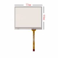 ❁✆﹊ New 3.5 inch 4Wire Resistive Touch Panel Digitizer Screen For Navitel NX 3100 NX3100 77x64mm GPS