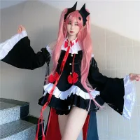 Anime Seraph Of The End Owari No Seraph Krul Tepes  Cosplay Costume Uniform Full Set Dress Outfit Halloween Cos Wig