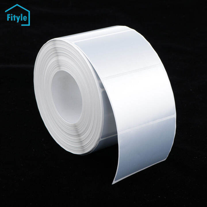 Fityle 1000Pcs/Roll Mini Stickers Kraft Paper Adhesive Labels