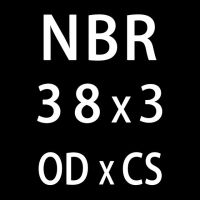 แหวนโอริง Cs3mm โอริงสำหรับการปิดผนึก Nbr แหวนยาง20ชิ้น/ล็อต Od31/32/33/34/35/36/37/38/39/40*3มม. โอริงซีลโอริลปะเก็นแหวนรองน้ำมัน