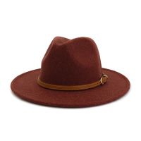 Wool Hats For Men And Women Couples Jazz Hats Autumn And Winter Multicolor Fashion Wild Warm Flat Brimmed Hat