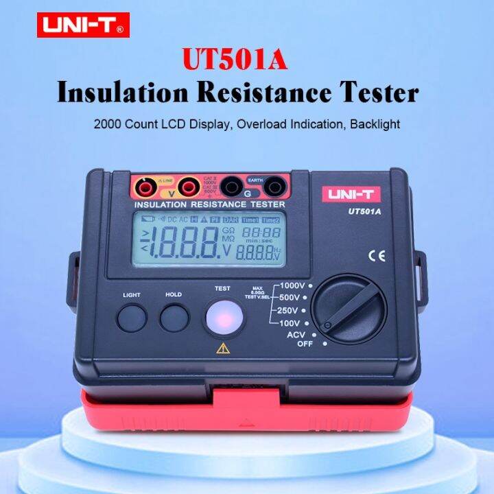 dvca987 UNIT Insulation Resistance Tester Meter UT501A Megger Earth
