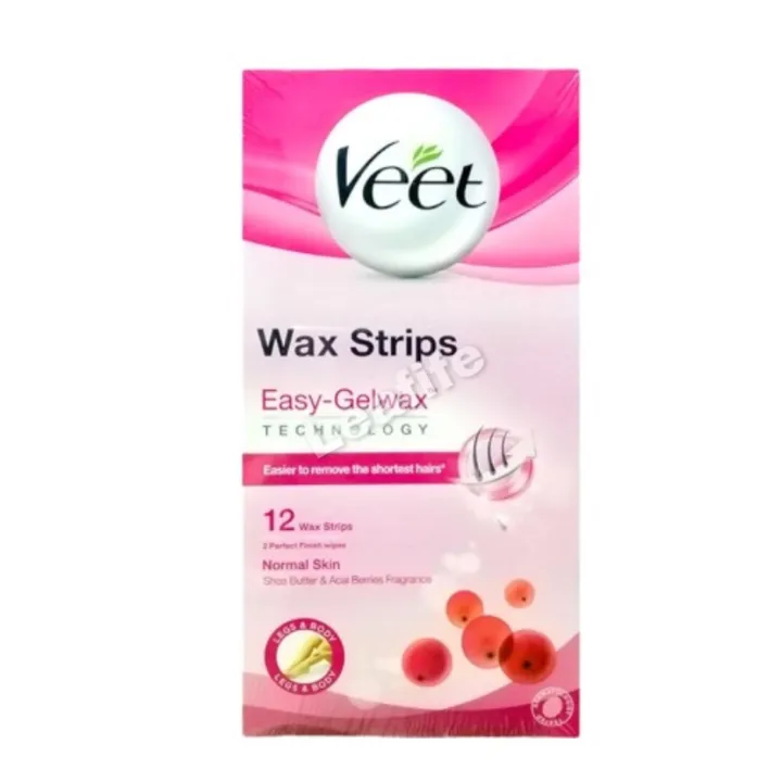Veet Legs and Body Wax Strips Normal Skin Lazada PH