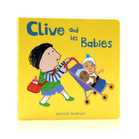 English original genuine Clive and his babies picture book childrens Enlightenment cardboard picture book child S play publishing parent-child interaction