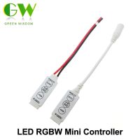 5pin ตัวควบคุมไฟ Led Rgbw ขนาดเล็ก Dc12-24v 3คีย์สำหรับ Strip Rgbw Smd 5050