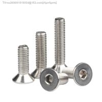 ✻⊙✽ High Quality 2-50pcs Allen Key Head Din7991 M2 M2.5 M3 M4 M5 M6 M8 M10Stainless Steel 304 Hex Socket Flat Countersunk Head Screw