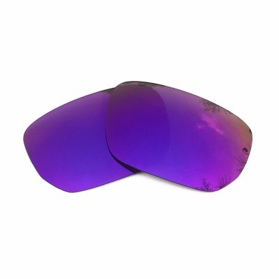 Purple Mirrored Polarized Replacement Lenses For Style Switch Sunglasses Frame 100% UVA &amp; UVB