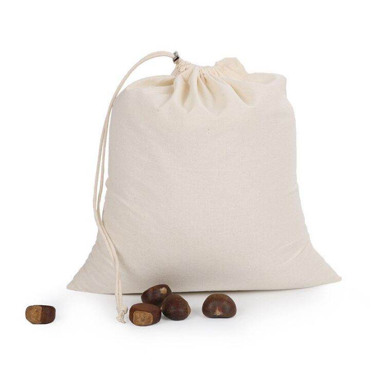 1pc-eco-friendly-cotton-drawstring-beam-mouth-flour-bag-rice-bread-supermarket-shopping-package