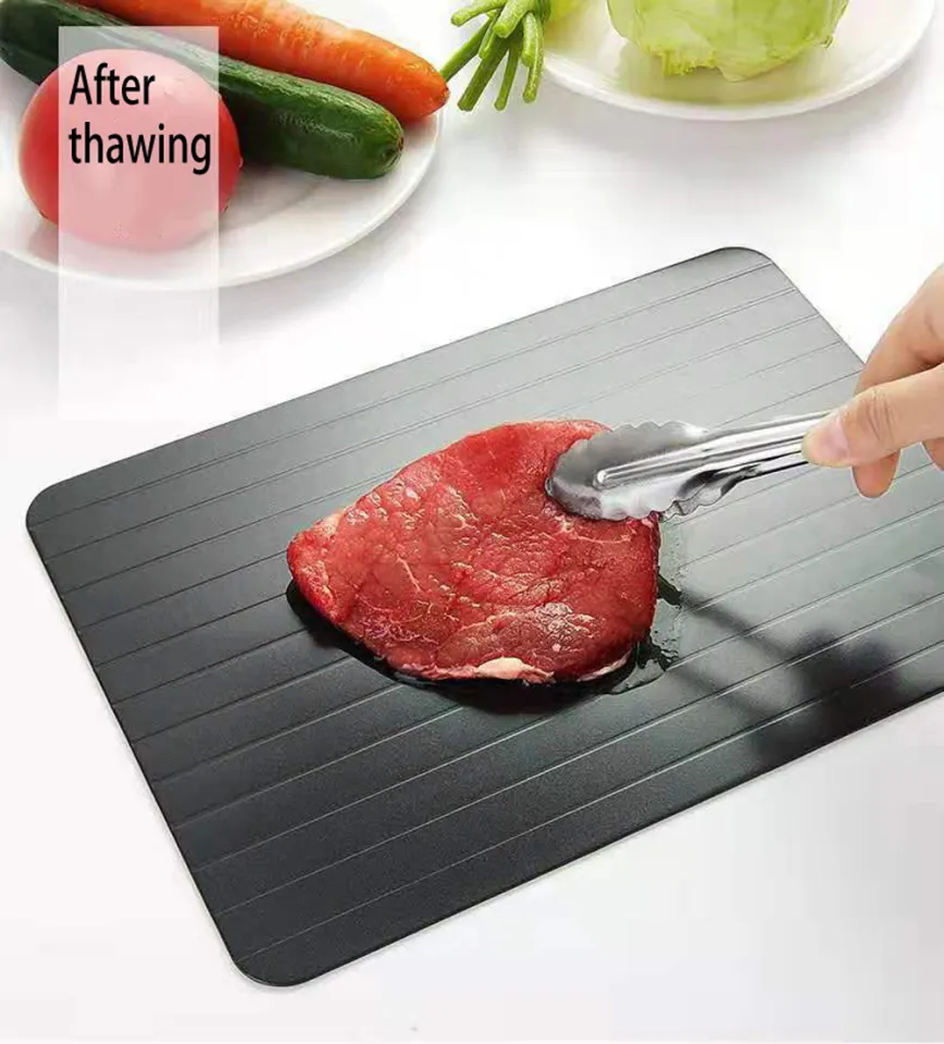 Fast Defrost Tray Fast Thaw Frozen Food Meat Fruit Quick Defrosting Plate  Board