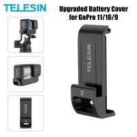 TELESIN อัพเกรดฝาครอบแบตเตอรี่สำหรับ GoPro 11 10 9 น้ำหิมะป้องกันกรณี Charger Type-C ชาร์จสำหรับ Go Pro Hero 11 Hero 10 Hero 9 สีดำอุปกรณ์เสริมสำหรับกล้อง