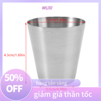 ?【HOT SALE】MUXI 5ชิ้นถ้วยสุราแก้วสแตนเลสแบบพกพาแก้วเครื่องดื่มแบบพกพาแก้วไวน์สแตนเลสแบบพกพา