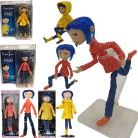 [Toy City] 7นิ้ว Coraline The Secret Door Y La Puerta Secreta เสื้อกันฝน Take Off Action Figure ของเล่นตุ๊กตาคริสต์มาสของขวัญ