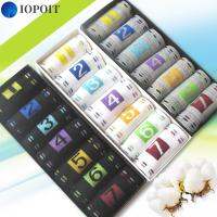 IOPOIT 7pairs ไม่เป็นทางการ กีฬา มาก ฝ้าย ถุงเท้าสัปดาห์ ข้อเท้า ลูกทีม