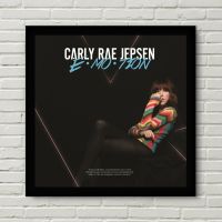 Carly Rae Jepsen E • MO • ฝาครอบอัลบั้มเพลงโปสเตอร์ผ้าใบพิมพ์ลายภาพวาดตกแต่งบ้าน (ไร้กรอบ)