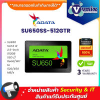 Adata SU650SS-512GTR SU650 SATA III 2.5-inch 512GB SSD // Read/Write 520/450 MB/s By Vnix Group