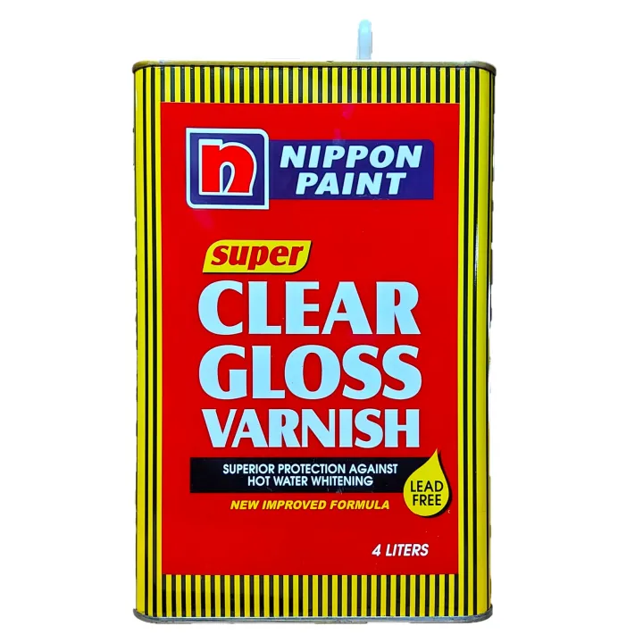 Nippon Paint Super Clear Gloss Varnish ( Valspar ) 4L Lazada PH