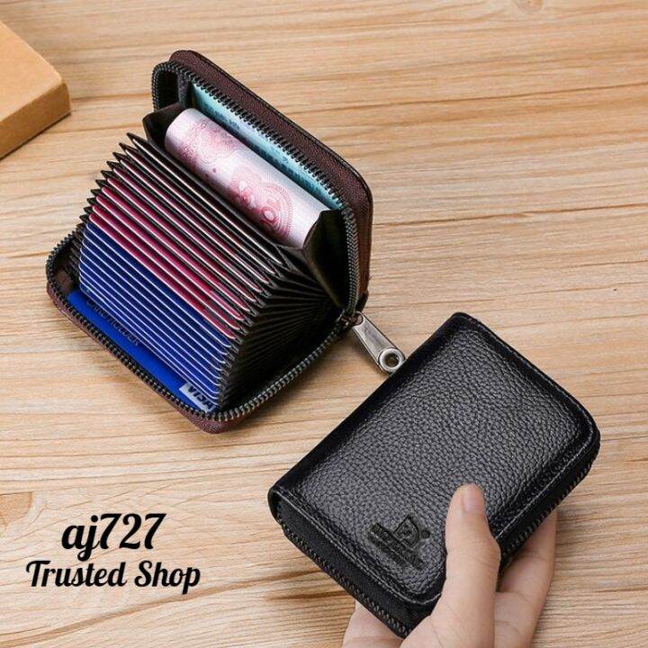 Multicard Slot Unisex Wallet Card Wallet Holder Organizer PU Leather