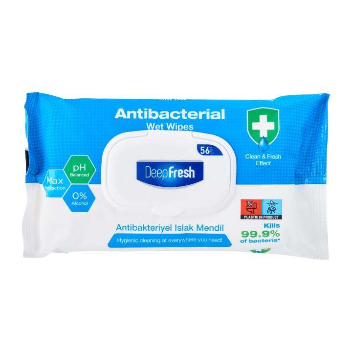 Deep Fresh Antibacterial Wet Wipes 56S Beauty Language Lazada Singapore