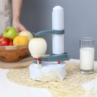 Multifunction Electric Spiral Apple Peeler Cutter Slicer Fruit Potato Peeler Automatic Stainless Steel Vegetable Peeling Machine