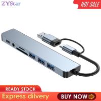 USB ZYStar Type C ฮับต่อพ่วง USB3.0 USB C USB C ฮับ Type C ท่าเรือสำหรับ Type C