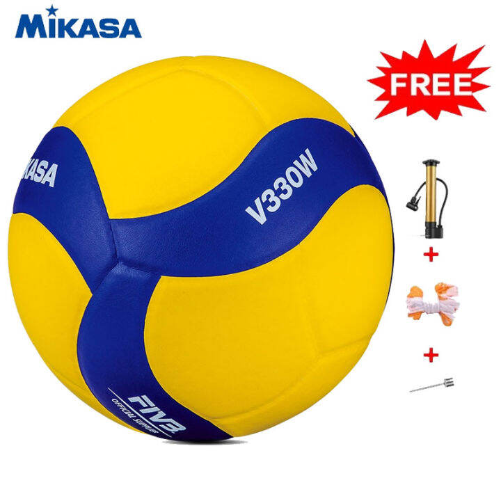 Mikasa V330W size 5 volleyball ball Training volleyball Leather
