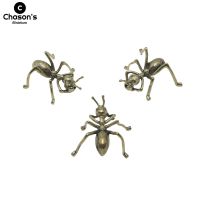 【hot】∋ Antique Coppery Ant Ants Beetle Insects Figurines Statue Decoration Ornaments Rings Pendant