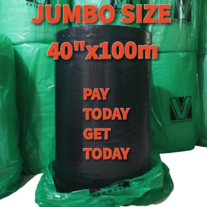 40'X100M BLACK BUBBLE WRAP FOR METRO MANILA ONLY Lazada PH