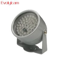 【✆HOT】 POL MALL Evolylcam หลอดไฟอินฟาเรด48 IR 850nm การมองเห็นได้ในเวลากลางคืนเติมแสงสำหรับกล้องเครื่องบันทึกภาพกล้องวงจรปิดโดมโลหะสีเทากันน้ำ