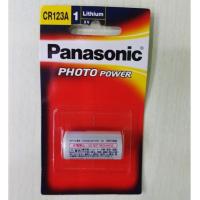 Panasonic alkaline battery ถ่านอัลคาไลน์ CR123A แพ็ค 1 ก้อน รุ่นCR-123A/1BNL