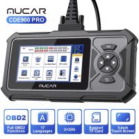 MUCAR CDE900 PRO OBD2 Diagnostic Tool With 4 System Diagnostics ECM TCM ABS SRS Automotive Scanner Car Code Reader OBD 2 Scanner