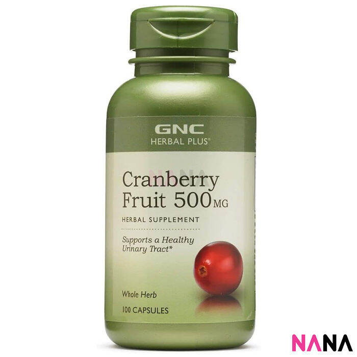 GNC Herbal Plus Cranberry Fruit 500mg 100 Capsules Lazada
