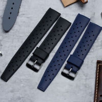 Premium-Grade Tropic Rubber Watch Strap 20mm 22mm For s-eiko SRP777J1 New Watch Band Diving Waterproof celet Black Color