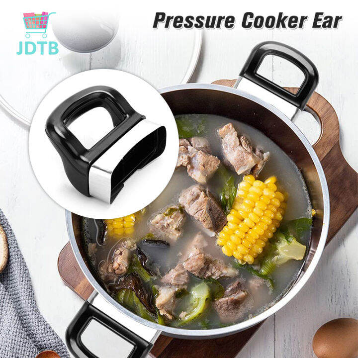 Universal Replacement Handle Ear For Pressure Cooker, Black Plastic