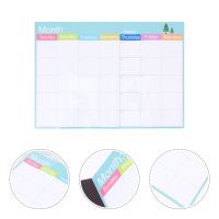 Calendar Magnetic Erase Dry Planner Fridge Whiteboard Board Weekly Memo Refrigerator Monthly White Sticker Message Schedule