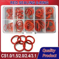 ○◄☈ 50-200Pcs Silicone O Ring Sealing Washer Red VMQ O-ring plumbing gaskets Oil Resistant High Temperature Oring Assortment Kit