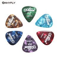 【CW】 6pcs Celluloid Electric Picks Plectrums (Assorted Thickness)