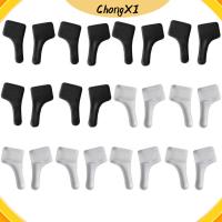 CHONGXI 12Pairs โปร่งใสโปร่งใส ชุดกันลื่นสำหรับแว่นตา สีดำสีดำ ซิลิโคนทำจากซิลิโคน ชุดขาแว่น ซิลิโคนทำจากซิลิโคน ที่ยึดปลาย กิจกรรมกลางแจ้งกลางแจ้ง