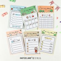1X Little Star Memo Notes Weekly Plan School Office Supply Student Stationery Kids