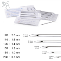 ZS 5-100ชิ้น/ล็อต12-20G ที่ใช้แล้วทิ้งหูเจาะชุดเครื่องมือเหล็กผ่าตัดเจาะร่างกาย Tattoo Navel Lip จมูกชุดเครื่องมือ
